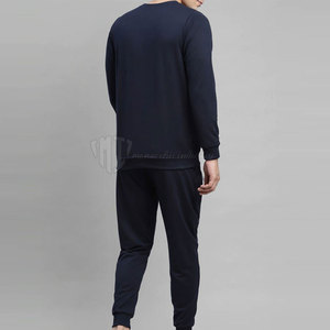 Survêtement en coton et polyester coupe-vent, logo personnalisé, survêtement pour homme, style unique - Product Image 4