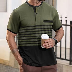 Custom Logo T Shirt <b>Men's</b> T-shirt Plain Combed Cotton Base Shirt Lapels <b>Men</b> Short Sleeves <b>Men's</b> made by <b>Dress</b> Sports - Product Image 3