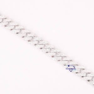 New Design Hip Hop Pass Diamond Tester 925 Silver Iced Out VVS Moissanite Cuban Link <b>Bracelet</b> - Product Image 3