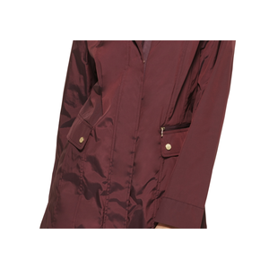 Impermeable con Capucha de Nailon Negro para Mujer Cole Haan, Plegable, Talla XL, Personalizado para Viajes y Senderismo - Product Image 6