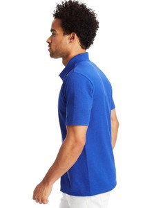 Polo azul real personalizado para hombre, Camiseta de cuello alto de algodón, diseño propio, 100 - Product Image 2