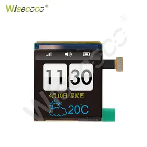 Wisecoco 1.63 Inch Oled Digital Camera Display Solution MIPI 20Pins Interface 300cd/m2 320*320 Small Amoled Display Module