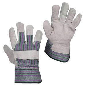 Guantes DE SEGURIDAD DE CUERO dividido de piel de vaca de alta calidad, resistentes, suaves y cómodos para construcción, uso doméstico, Premium Canadian - Product Image 6