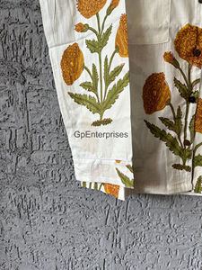 Pijama de algodón con estampado de flores Sexy para mujer, traje informal de manga larga para el hogar, ropa de dormir de talla grande al por mayor, suave y transpirable - Product Image 2