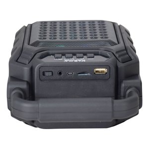 Karma เครื่องอ่านการ์ด12W แบบพกพา, เครื่องอ่านการ์ด USB AUX พร้อมไมโครโฟนสำหรับคาราโอเกะ - Product Image 6