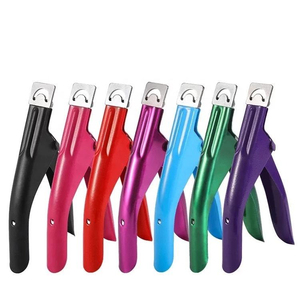 Cortaúñas profesional de acero inoxidable con hoja curvada, cortaúñas postizas, manicura, arte de uñas, dedos de los pies, cortador de bordes, venta de fábrica - Product Image 5