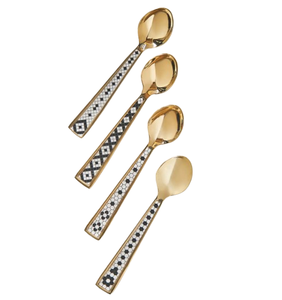 Juego de Cubiertos de herramientas hechas a mano de diseño personalizado, juego de seis utensilios de cocina, mesa de comedor - Product Image 4