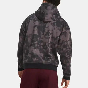 Sweat-shirts à capuche tie-dye pour hommes, fabrication sur mesure OEM, séchage rapide, respirant, vêtements de rue, tissu mélangé coton pour la saison d'automne - Product Image 5