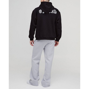 เสื้อแจ็คเก็ตฮู้ดดี้ผู้ชายแบบซิป ผ้าฟลีซอุ่น ลายพิมพ์โครงกระดูกหัวใจขนาดใหญ่พิเศษ คุณภาพสูงสั่งทำพิเศษ - Product Image 2