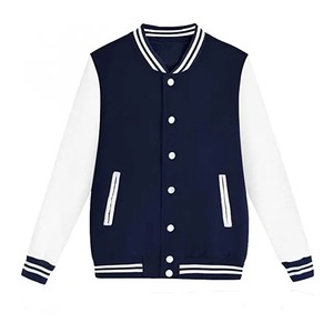 Precio de fábrica personalizado al por mayor de los hombres Varsity chaquetas de béisbol personalizado con capucha Letterman Varsity Bomber Jacket - Product Image 1