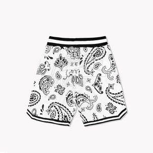 กางเกงขาสั้นผ้าตาข่ายสำหรับผู้ชายกางเกงขาสั้นผ้าย้อมสีพื้นแบบกำหนดเองได้ - Product Image 2