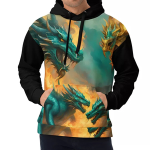 Sweats à capuche surdimensionnés à sublimation pour hommes, vêtements décontractés pour hommes, meilleure qualité, sweats à capuche sublimés à prix raisonnable - Product Image 1