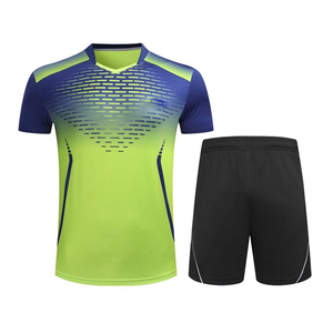 Wholesale Men's Tennis Uniforms Custom Logo Breathable Fabric <b>Polyester</b> <b>Shirts</b> and Skirts Set with Custom Colors - Product Image 4