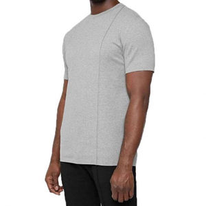 210gsm 250gsm 300gsm ผ้าฝ้าย100เสื้อยืดขนาดใหญ่ที่จำเป็นปรับแต่งคุณภาพผ้า300 Gsm เสื้อยืดว่างเปล่าผู้ชายถักสบายๆ - Product Image 4