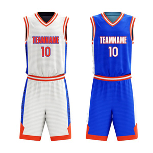 Maillots de basket-ball personnalisés Offre Spéciale et ensembles d'uniformes grande taille séchage rapide respirant léger 100% Polyester - Product Image 4