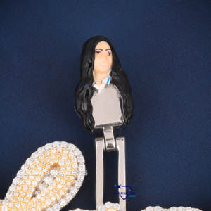 Hip Hop joyería COLLAR COLGANTE personalizado lujo Iced Out VVS Moissanite 925 colgante de plata esterlina al por mayor - Product Image 2