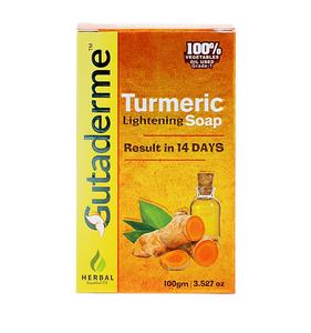 Private Label Herbal <b>Whitening</b> Face Care <b>Soap</b> Natural and Organic Anti-Acne and Anti-Aging Gutaderme Turmeric Skin Care - Product Image 1