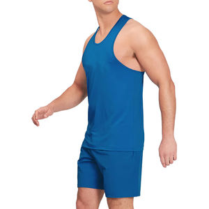 Camisetas sin mangas de algodón y poliéster, camisetas deportivas para culturismo, entrenamiento muscular, camisetas sin mangas sin costuras a precios mayoristas - Product Image 1