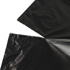 Vente en gros sacs poubelle à doublure imprimée en HDPE noir recyclable en rouleau grands sacs jetables robustes - Product Image 3