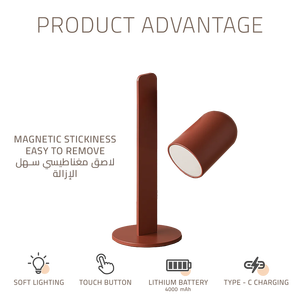 Lámpara de mesa de lujo moderna en metal con pantalla blanca elegante perfecta para iluminación interior y decoración del hogar - Product Image 6