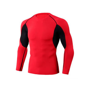 Precio al por mayor Hombres de manga larga Rash Guard MMA Rush Equipo de compresión Producto de alta calidad - Product Image 2