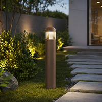 Lampadaires LED en aluminium étanches IP65 pour extérieur, directement de l'usine, pour l'éclairage des pelouses, des jardins et des allées.