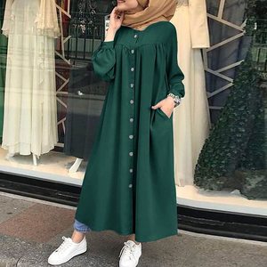 Vêtements traditionnels musulmans Abaya Kaftan robe Maxi robe pour la mode islamique - Product Image 2