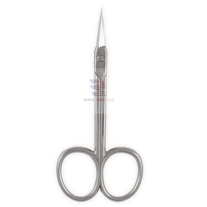 Manicura Pedicura Tijeras para cutículas Punta curva Acero inoxidable Cutícula Tijeras para uñas - Product Image 2