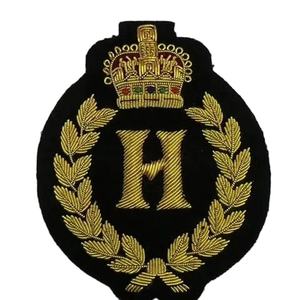 Insignia de chaqueta de alambre y lingotes bordados de buena calidad Insignias personalizadas más vendidas de alta calidad - Product Image 4