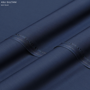 เสื้อเชิ้ตผู้หญิง Asli Sultani 3.75 เมตร ผ้าซาติน สีกรมท่า กันยับ ใส่ได้ทุกวัน - Product Image 1