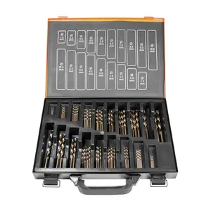 HSS-G Cobalt Steel 5% Drill Set 1-10 2 Mm 70 Parts Drilling In Steel Stainless Steel Vacuum Oxidized Cobalt Surface