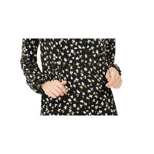 Camicia Casual da Ufficio Michael Kors da Donna con Motivo Floreale e Colletto Arricciato, Taglia XL, Verde, per l'Autunno - Product Image 3