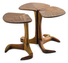 เฟอร์นิเจอร์โต๊ะข้างแบบทันสมัยสำหรับบ้านโรงแรมโรงเรียนสำนักงานตกแต่งดีไซน์ทันสมัยโต๊ะไม้สีน้ำตาลสำหรับห้องนั่งเล่นเฟอร์นิเจอร์ - Product Image 6