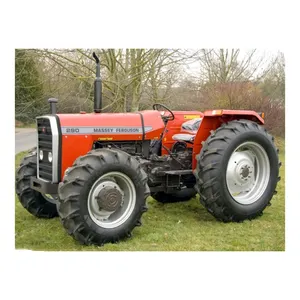 Tarım için iyi durumda traktörler 4x4 kullanılmış Massey Ferguson 290 MF 120HP çiftlik tekerleği traktör