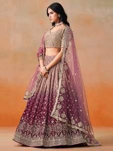 Nhà thiết kế sang trọng lehenga <span class=keywords><strong>choli</strong></span> với công việc thêu lý tưởng cho đám cưới và những dịp đặc biệt từ nhà cung cấp Ấn Độ - Product Image 3