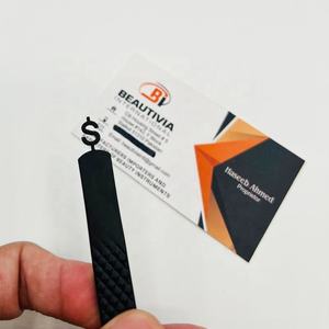 Pince à cils à pointe de fibre Volume de botte à 90 degrés Pince à épiler en acier durable avec conception de dollar LOGO d'impression personnalisée - Product Image 4