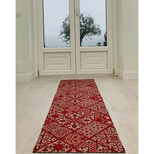 Stile orientale motivo floreale lavandino Runner tappeto 0.50X2.95 M PVC polipropilene materiale per cucina casa ristorante pavimenti - Product Image 1