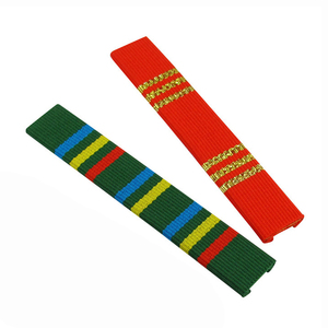 OEM nuevo diseño 2024 personalizado Moire cinta personalizada rayas clásicas medalla cintas Premios Cinta con colores personalizados - Product Image 6