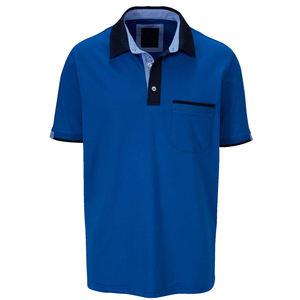 Logotipo personalizado bordado 100% algodón personalizado bordado transpirable logotipo personalizado hombres Golf negocios uniforme Color sólido Polo camisa - Product Image 5