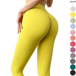 2025 Customizable High Performance Spandex Nylon <b>Legging</b> Stretchy & Breathable Elastic Waist Running and <b>Yoga</b> <b>Leggings</b> <b>for</b> <b>Women</b> - Product Image 1