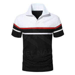 Camisetas Polo transpirables de media manga para hombre, camisetas polo Lisas para hombre con logotipo, Polo personalizado para hombre - Product Image 3