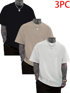 2025 Logo personnalisé 100% coton été nouvelle mode T-shirt à manches courtes pour hommes et femmes T-shirt surdimensionné goutte épaule T-shirt - Product Image 3