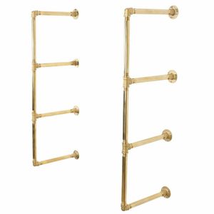 Luxury handcrafted brass wall <b>shelves</b> <b>racks</b> for living room with artistic stylish elegant look - Product Image 4