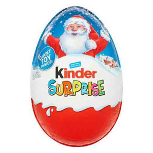 Kinderr Surprise - FOUR pack 20g Chocolate Cream Eggs with <b>Toy</b> - Imported - Product Image 1