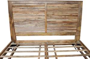 ชุดห้องนอนเตียงไม้ชัตเตอร์จากนักออกแบบที่ทันสมัยไม้เนื้อแข็งพร้อมเฟอร์นิเจอร์ผิวธรรมชาติ - Product Image 4