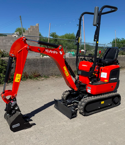 Livraison Gratuite pour Mini-Excavatrice K008-5/KX008-5 Rouge sur Chenilles avec Lame de Bouteur, Capacité de la Benne de 0,02 m³, Garantie 1 An, Modèle Court - Product Image 2