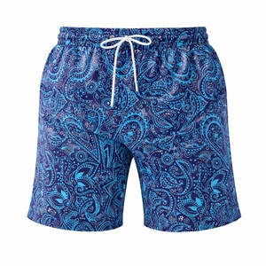 Shorts de Baño para Hombre, Diseño Casual a Rayas, Tallas Grandes, Secado Rápido, Transpirables, Estampados, con Cintura Media - Product Image 4