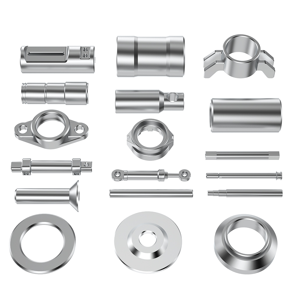 High Precision Custom Oem Cnc Machining Turning Milling Stainless Steel Aluminum Steel Coupling Rod Flange Bushing Parts