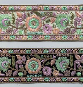 ผ้าลูกไม้ปักลูกปัดหรูหราสำหรับชุดราตรีลูกไม้ปักเลื่อมสำหรับชุดเจ้าสาว3D - Product Image 3