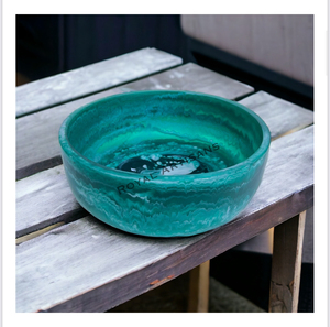 Tazón de Resina Pulida Creativo, Vajilla Ecológica, Tazón Decorativo para Frutas y Ensaladas, Decoración de Mesa para Fiestas, Recipiente para Sopa, Servidor de Alimentos - Product Image 3